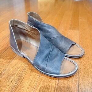 Free People Mont Blanc Sandals Women’s 39 8.5 Flats Shoes Open Toe Leather Boho